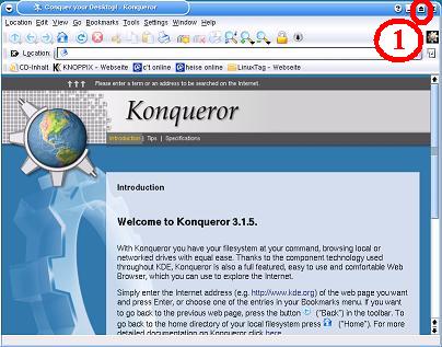 konqueror browser logo